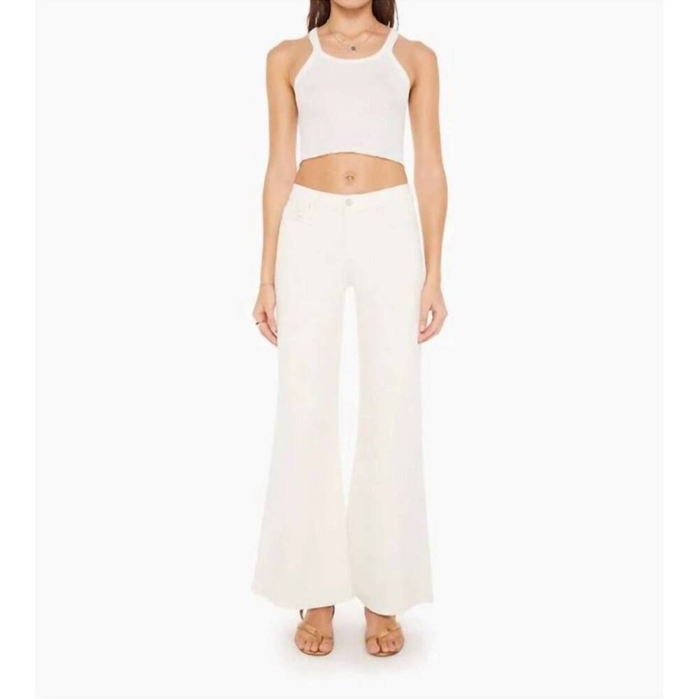 MOTHER Women's Flare & Wide Leg Jeans in White